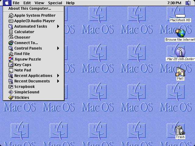mac system 1 online emulator